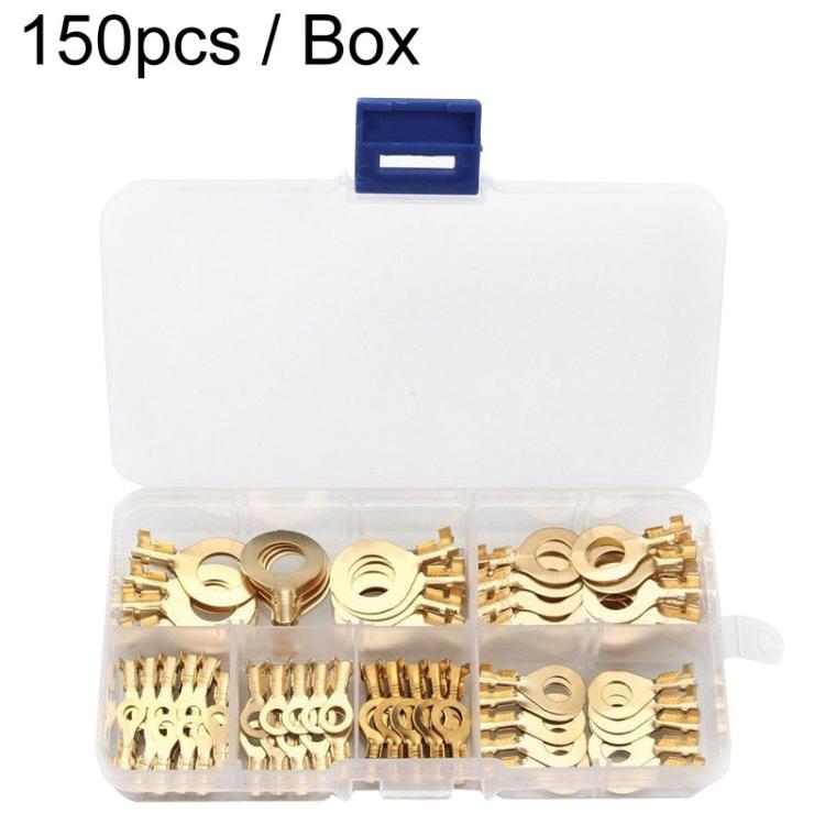 Guarnizione per cablaggio del connettore del cavo ad anello M3 / M4 / M5 / M6 / M8 / M10, 150pcs / Box Guarnizione per cablaggio del connettore del cavo ad anello M3 / M4 / M5 / M6 / M8 / M10, 150pcs / Box